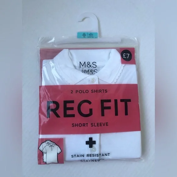 BNWT Marks and Spencer’s School shirts and polos - Picture 4 of 5
